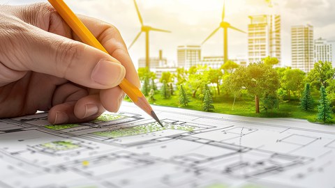 Sustainable construction makes a significant contribution to climate protection.