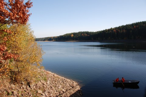 Foto der Talsperre Saidenbach