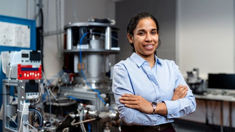 Aparajita Singha can measure single magnetic moments in quantum materials — a crucial foundation for future quantum technologies. 