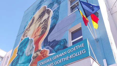 Schulgebäude des Deutschen Goethe Kollegs in Bukarest