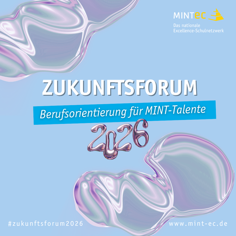 Sharepic für das Event MINT-EC Zukunftsforum am 16. und 17.03.2026